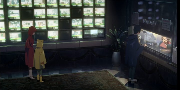 Hodaka and Hina's temporary shelter