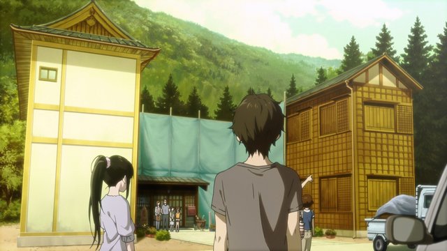 青山荘の入口
