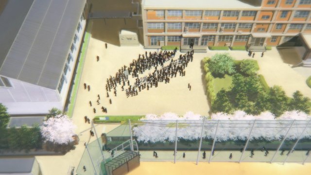 神山高校の廊下