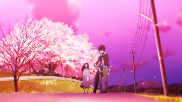 Conversation under the cherry tree