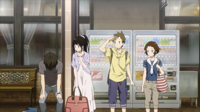 足湯休憩
