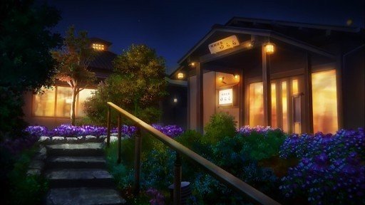 清河寺温泉前