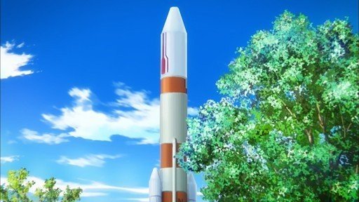 H-IIロケット模型の前