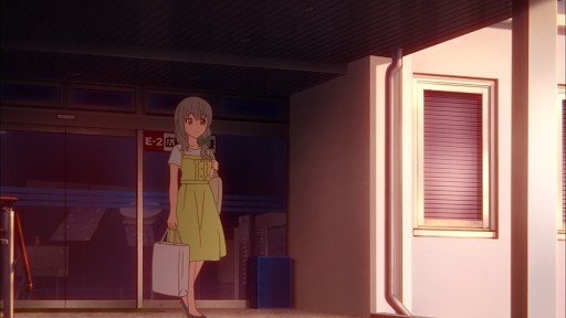 In front of Seika High School's Information Building