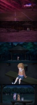 池塘边的夏季观星