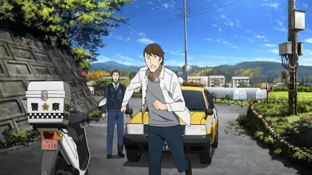 Road in front of the Hanabana Garden public restroom