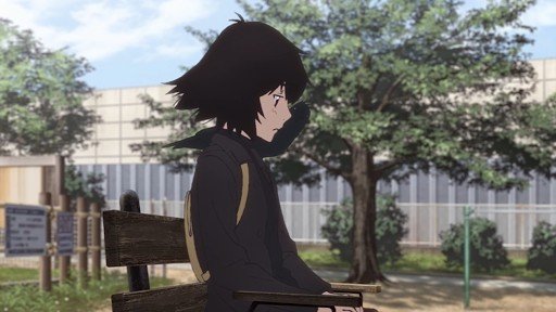 Conversation on a park bench