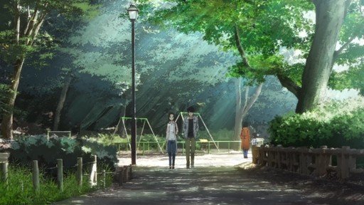 公園の遊歩道