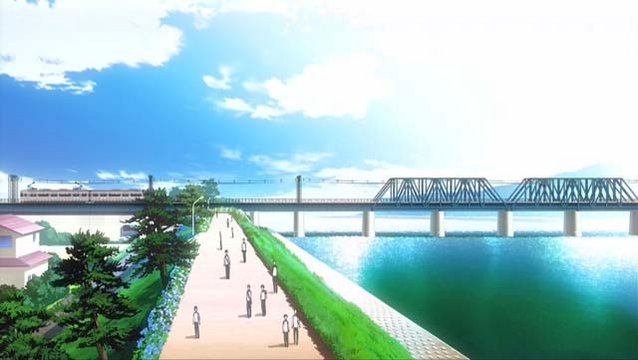 Bridge scene at the beginning of episode 1