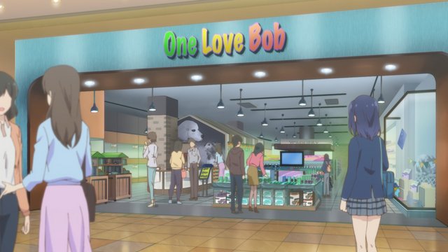 Accessory shop on the first floor