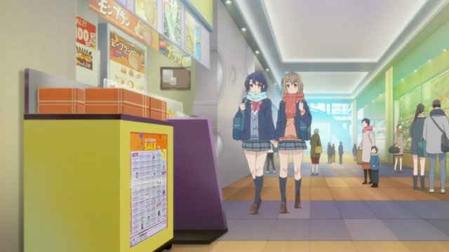 Fast food restaurant on the first floor of a shopping mall