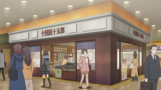 购物中心内的茶点店
