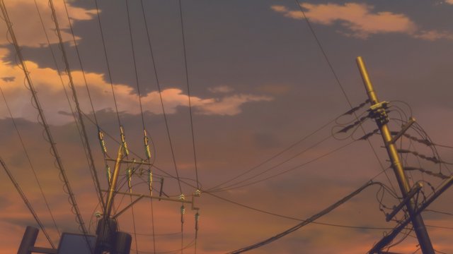 Utility pole on the way home