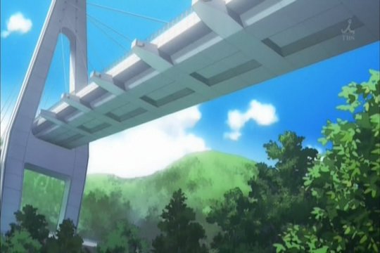 奥多摩大桥 - 夕阳奔跑
