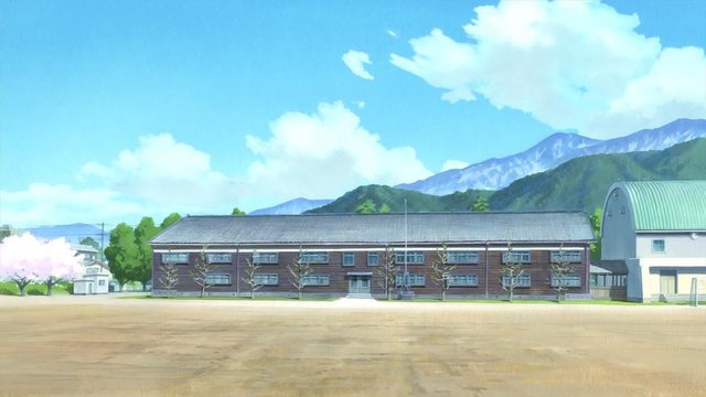 Ame and Yuki's elementary school