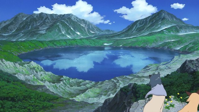 Lake and Mountains