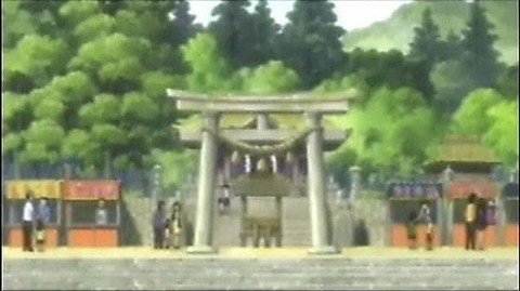 Second Torii Gate to the Hinamizawa Shrine