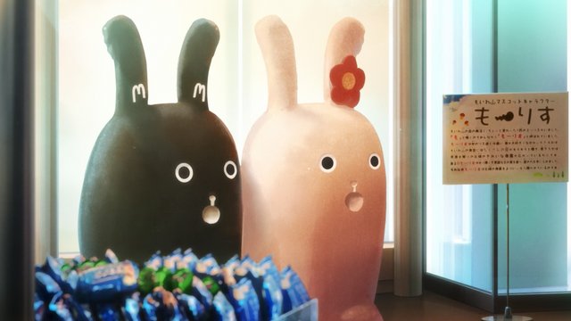 山のマスコット看板