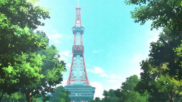 Park Bench at Odori Park