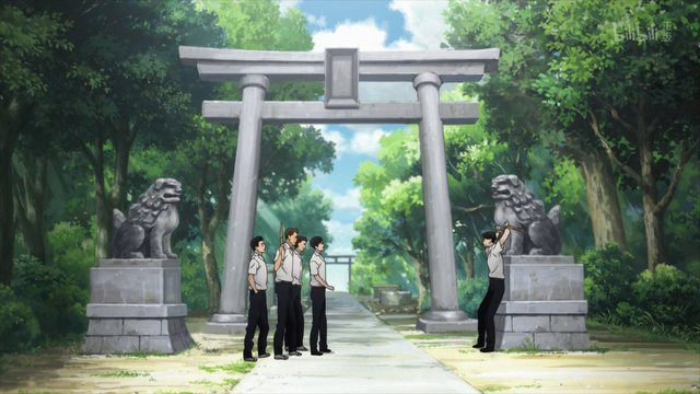 薫被揍的神社石阶