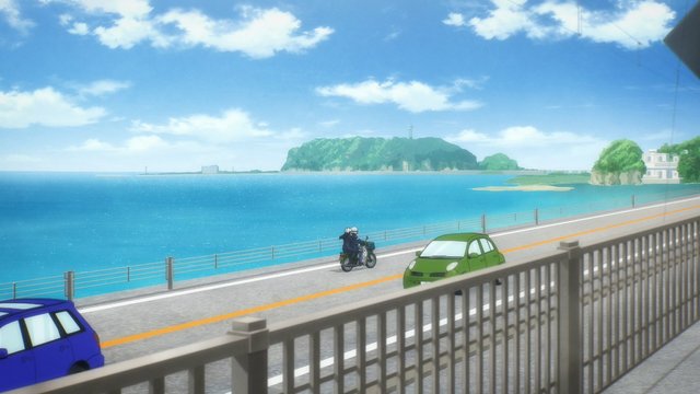 Coastal railway crossing