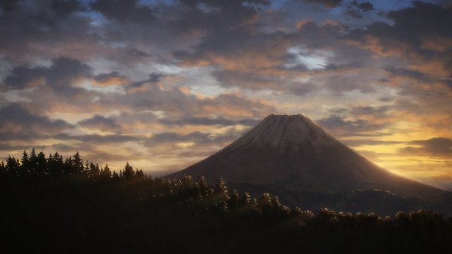 View of Mt. Fuji and the Heiwa Kannon