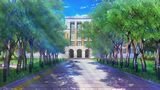 Date in front of Western building