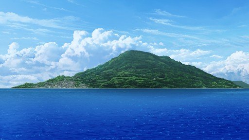 鳥白島全景