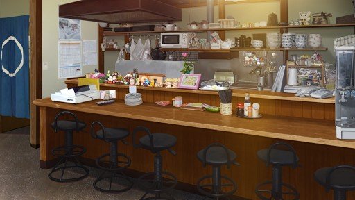 Afternoon at the Cafeteria