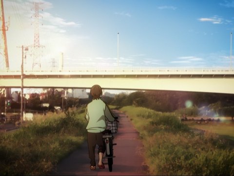 Sunset bridge conversation