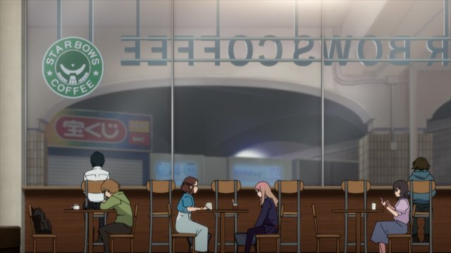 Everyday coffee shop encounter