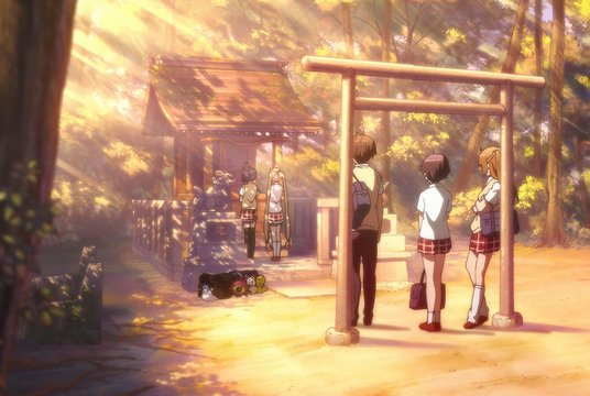 Meeting in Front of the Shrine Torii
