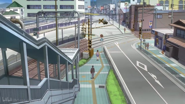 石山駅の踏切
