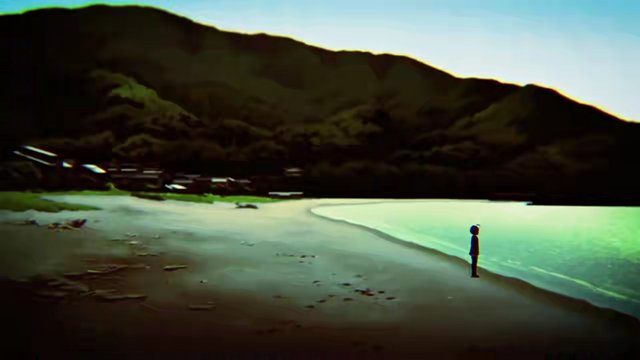 Playing at the beach