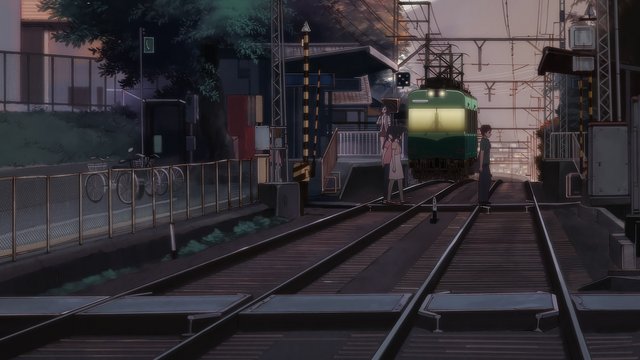 Ano Station sunset scene