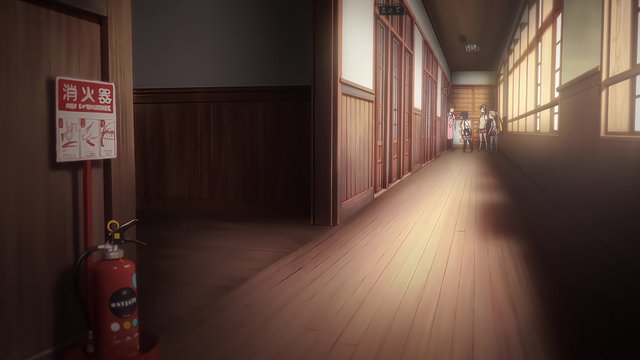 旧镰挂小学二楼走廊
