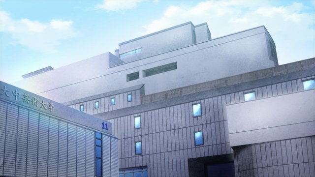 Main gate of the art university where Kyouya enrolls