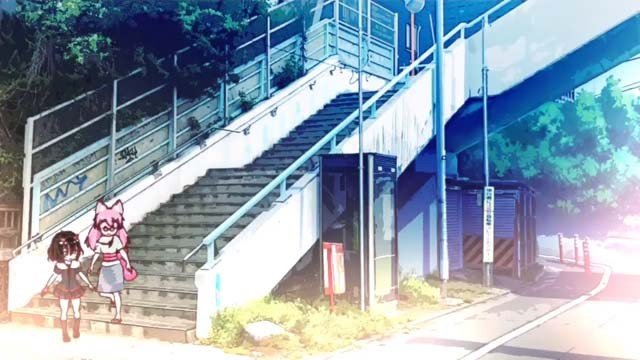 囲桃園跨線橋 北側