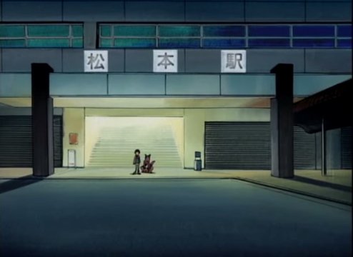 Twilight at Matsumoto Station