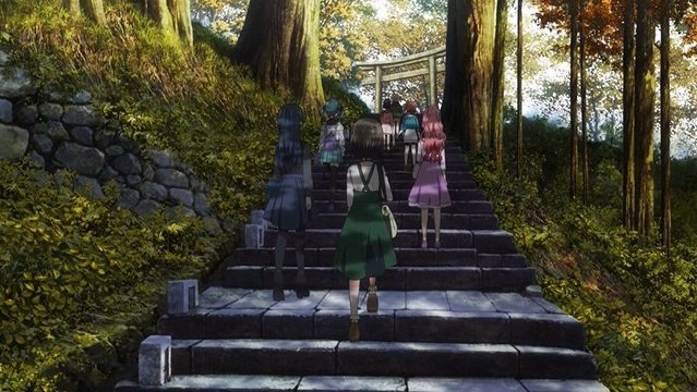 Steps in front of Honmiya Cafe