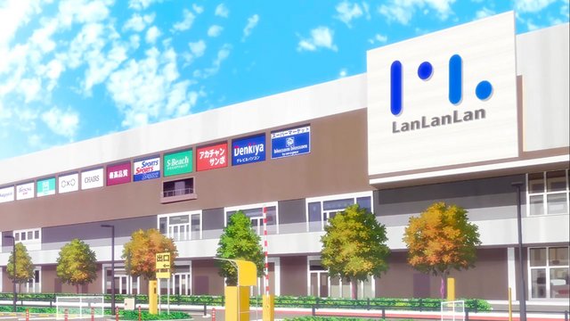 大型商業施設でのデートシーン
