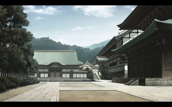 In Front of the Chinese-Style Gate