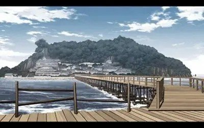 Enoshima Distant View and Bridge