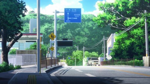 Intersection Facing South