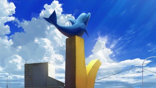 Dolphin Statue Conversation