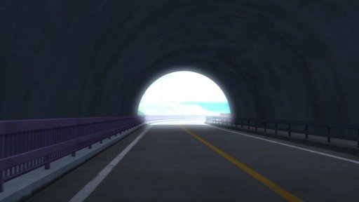 First arrival in Okinawa tunnel scene