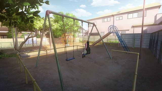 公園でのギター練習