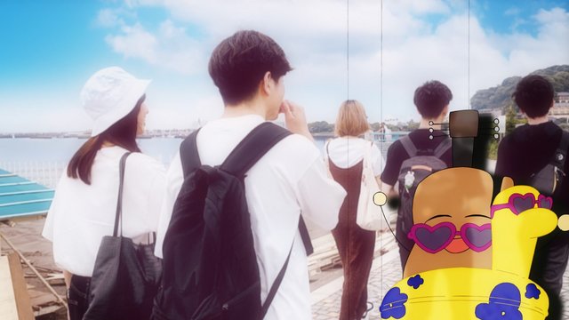 Enoshima Bridge (Cycling Scene)