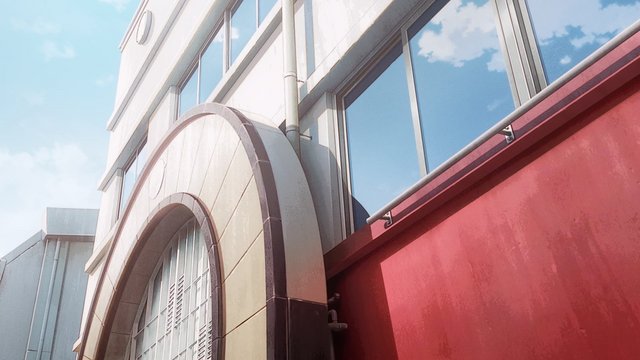 In front of Shimokitazawa High School