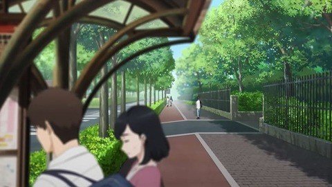 第3話のバス停